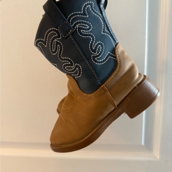 Toddler Two-Tone Cowboy Boots - Picture 1 of 7